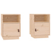 Stella Homewares Bedside Cabinets 2 pcs 40x34x55 cm Solid Wood Pine