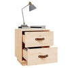 Stella Homewares Bedside Cabinets 2 pcs 40x34x45 cm Solid Wood Pine