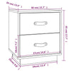 Stella Homewares Bedside Cabinets 2 pcs 40x34x45 cm Solid Wood Pine