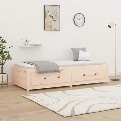 Stella Homewares Day Bed without Mattress 90x190 cm Solid Wood Pine