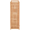 Stella Homewares Shoe Rack with Drawer 70x27x81 cm Solid Wood Walnut