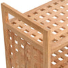 Stella Homewares Shoe Rack with Drawer 70x27x81 cm Solid Wood Walnut