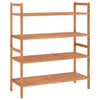 Stella Homewares Shoe Racks 2 pcs 69x27x41 cm Solid Wood Walnut