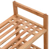 Stella Homewares Shoe Racks 2 pcs 69x27x41 cm Solid Wood Walnut