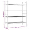 Stella Homewares Shoe Racks 2 pcs 69x27x41 cm Solid Wood Walnut