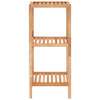 Stella Homewares Bathroom Shelf 36x36x79 cm Solid Wood Walnut