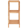 Stella Homewares Bathroom Shelf 36x36x79 cm Solid Wood Walnut