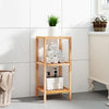 Stella Homewares Bathroom Shelf 36x36x79 cm Solid Wood Walnut