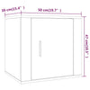 Stella Homewares Bedside Cabinet White 50x39x47 cm