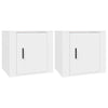Stella Homewares Bedside Cabinets 2 pcs White 50x39x47 cm
