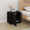Stella Homewares Bedside Cabinet Black 50x39x47 cm