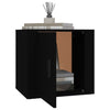 Stella Homewares Bedside Cabinet Black 50x39x47 cm