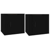 Stella Homewares Bedside Cabinets 2 pcs Black 50x39x47 cm