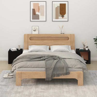 Stella Homewares Bedside Cabinets 2 pcs Black 50x39x47 cm