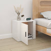 Stella Homewares Bedside Cabinet High Gloss White 50x39x47 cm