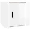 Stella Homewares Bedside Cabinets 2 pcs High Gloss White 50x39x47 cm