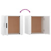 Stella Homewares Bedside Cabinets 2 pcs High Gloss White 50x39x47 cm