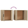 Stella Homewares Bedside Cabinets 2 pcs Sonoma Oak 50x39x47 cm