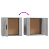 Stella Homewares Bedside Cabinets 2 pcs Grey Sonoma 50x39x47 cm