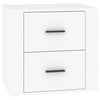 Stella Homewares Bedside Cabinet White 50x39x47 cm