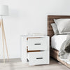 Stella Homewares Bedside Cabinet White 50x39x47 cm