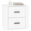 Stella Homewares Bedside Cabinet White 50x39x47 cm