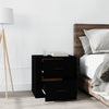 Stella Homewares Bedside Cabinet Black 50x39x47 cm