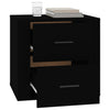 Stella Homewares Bedside Cabinet Black 50x39x47 cm