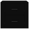 Stella Homewares Bedside Cabinet Black 50x39x47 cm