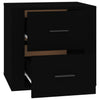 Stella Homewares Bedside Cabinet Black 50x39x47 cm