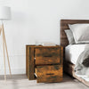 Stella Homewares Bedside Cabinet Smoked Oak 50x39x47 cm
