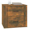 Stella Homewares Bedside Cabinet Smoked Oak 50x39x47 cm