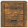 Stella Homewares Bedside Cabinet Smoked Oak 50x39x47 cm