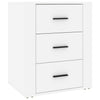 Stella Homewares Bedside Cabinet White 50x36x60 cm Engineered Wood