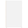 Stella Homewares Bedside Cabinet White 50x36x60 cm Engineered Wood