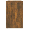 Stella Homewares Bedside Cabinet Smoked Oak 50x36x60 cm Engineered Wood