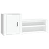 Stella Homewares Shoe Cabinet White 130x35x54 cm Engineered Wood