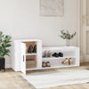 Stella Homewares Shoe Cabinet White 130x35x54 cm Engineered Wood