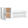 Stella Homewares Shoe Cabinet White 130x35x54 cm Engineered Wood