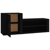 Stella Homewares Shoe Cabinet Black 130x35x54 cm Engineered Wood