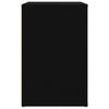 Stella Homewares Shoe Cabinet Black 130x35x54 cm Engineered Wood