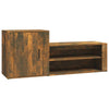Stella Homewares Shoe Cabinet Smoked Oak 130x35x54 cm Engineered Wood