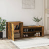 Stella Homewares Shoe Cabinet Smoked Oak 130x35x54 cm Engineered Wood
