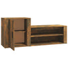 Stella Homewares Shoe Cabinet Smoked Oak 130x35x54 cm Engineered Wood