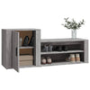 Stella Homewares Shoe Cabinet Grey Sonoma 130x35x54 cm Engineered Wood