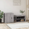 Stella Homewares Shoe Cabinet Grey Sonoma 130x35x54 cm Engineered Wood