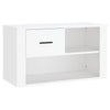 Stella Homewares Shoe Cabinet White 80x35x45 cm Engineered Wood