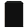 Stella Homewares Shoe Cabinet Black 80x35x45 cm Engineered Wood
