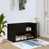 Stella Homewares Shoe Cabinet Black 80x35x45 cm Engineered Wood