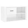 Stella Homewares Shoe Cabinet High Gloss White 80x35x45 cm Engineered Wood